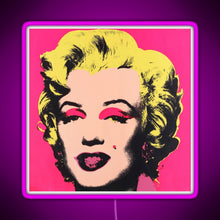 Load image into Gallery viewer, Marilyn RGB neon sign  pink