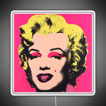 Load image into Gallery viewer, Marilyn RGB neon sign white 