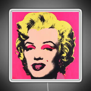 Marilyn RGB neon sign white 