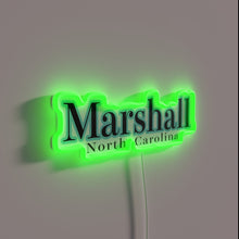 Load image into Gallery viewer, Authentic Retro Style LED Neon Sign for Marshall NC Home Decor