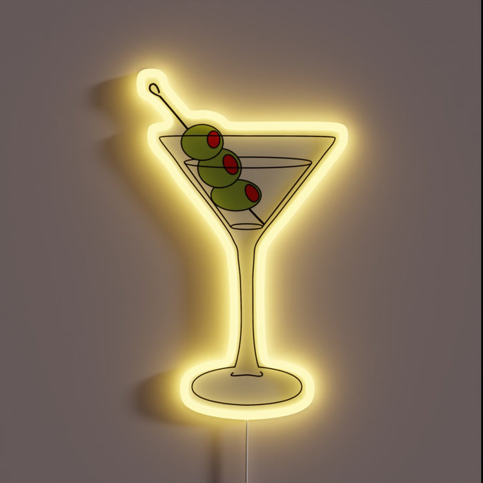 RGB Neon Sign Brings Vibrant Glamour to Any Vodka Bar