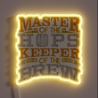 RGB Neon Sign for Serious Homebrewers and Beer Connoisseurs.