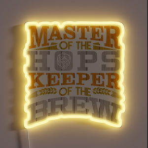 RGB Neon Sign for Serious Homebrewers and Beer Connoisseurs.