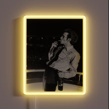 Load image into Gallery viewer, Vibrant Matty Healy RGB LED Neon Sign in Smoky Art Style.
