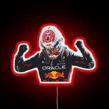 Load image into Gallery viewer, Max Verstappen RGB neon sign red