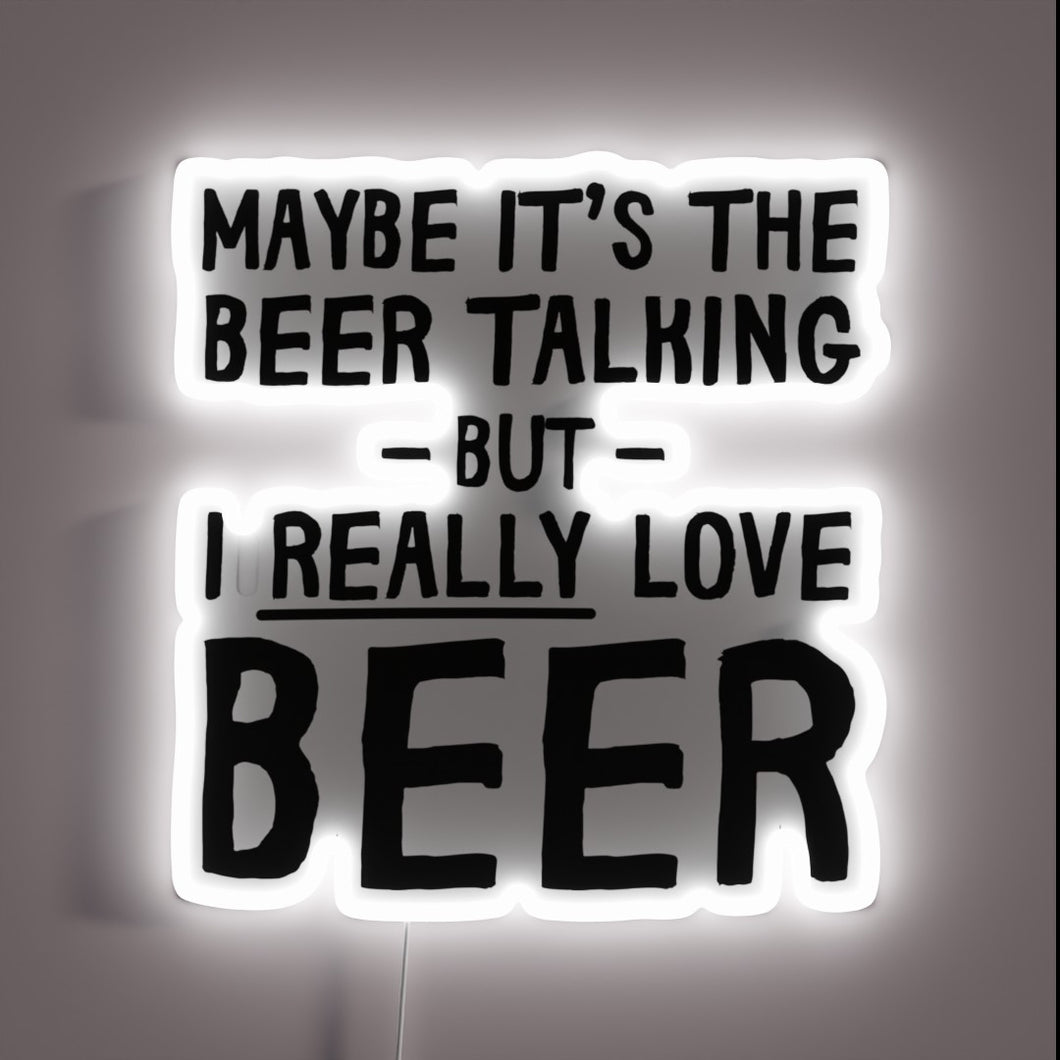 Add some humor to your bar with this quirky sign.