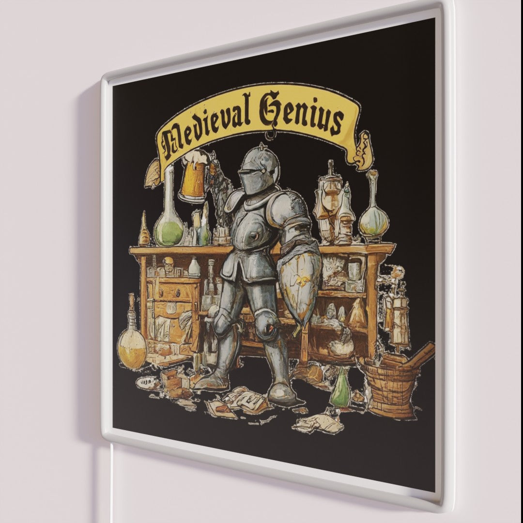 Medieval Genius Rgb Led Sign – Neon Factory