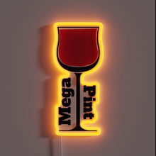 Load image into Gallery viewer, Large-scale RGB LED neon bar sign with vibrant color shifting effects