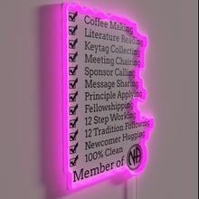Load image into Gallery viewer, Neon Sign for Gaming Enthusiast - Proud Member of NA RGB