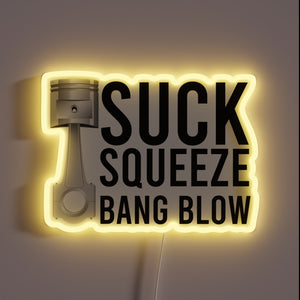 Eye-catching RGB Neon Sign for Car Enthusiasts and Mechanics