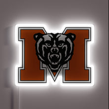 Load image into Gallery viewer, Mercer Bears neon sign — fierce school pride, lit up bold.