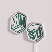 Load image into Gallery viewer, Vintage Sports-Themed Michigan State University Bar Decor with Colorful Neon Accent