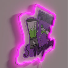 Load image into Gallery viewer, Add vibrant nightlife ambiance with this midnight margarita neon sign.