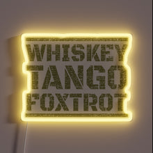 Load image into Gallery viewer, Neon Sign: Tactical Whiskey Enthusiast&#39;s RGB Display of Appreciation.
