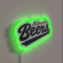 Load image into Gallery viewer, Add some sportsy flair with this customizable beer league sign.