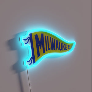 Add nostalgic charm to your space with vibrant neon design.