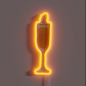 Brighten up your bar with this vibrant Mimosa drink sign.