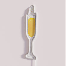 Load image into Gallery viewer, Brighten your home bar with vibrant Mimosa drink neon signage