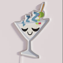 Load image into Gallery viewer, Vibrant Mocktail Sleep and Dream Sign, RGB Neon Bar Decoration