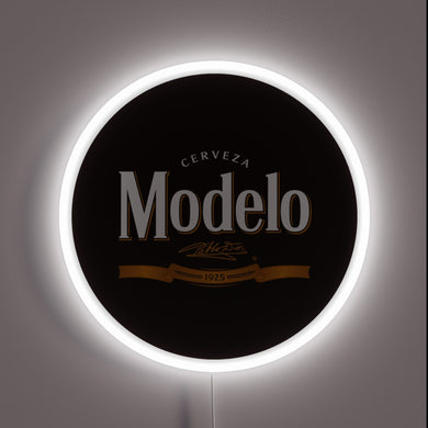 Neon beer sign with customizable RGB color changing lights
