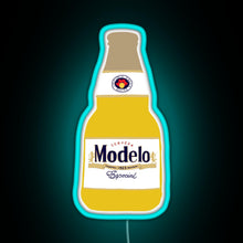 Load image into Gallery viewer, Modelo RGB neon sign lightblue 