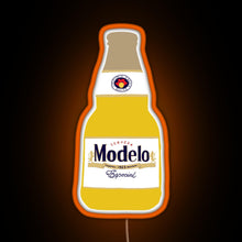 Load image into Gallery viewer, Modelo RGB neon sign orange