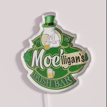Load image into Gallery viewer, Vibrant RGB illuminated pub decor, authentic Irish bar neon signage.