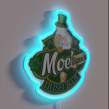 Load image into Gallery viewer, Vibrant Celtic-inspired RGB neon sign for authentic Irish pub atmosphere.