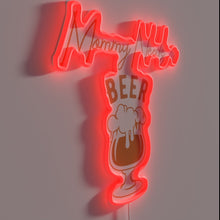 Load image into Gallery viewer, Moms who love beer will adore this fun neon decor
