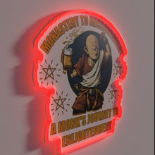 Load image into Gallery viewer, Drunken monk&#39;s journey from monastery to microbrewery in vibrant colors