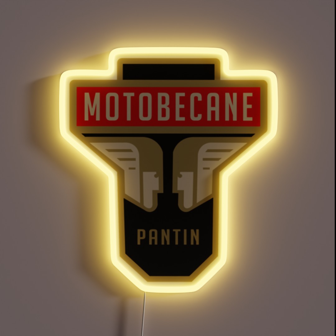 Motobecane Headstock Rgb Neon Sign – Neon Factory
