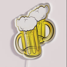 Load image into Gallery viewer, Neon Bar Sign Mugs of Beer LED Drink Decorations Illuminated
