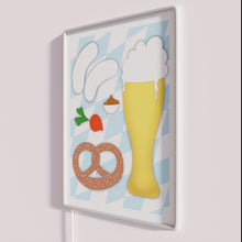 Load image into Gallery viewer, Munich White Sausage Breakfast Neon Sign for Classic German Bistro Atmosphere