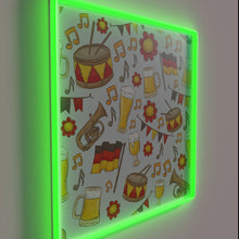 Load image into Gallery viewer, Vibrant Neon Sign Featuring Colorful Musical Notes &amp; Beer Steins