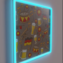 Load image into Gallery viewer, Vibrant Neon Sign Featuring Colorful Oktoberfest Music and Beer Design
