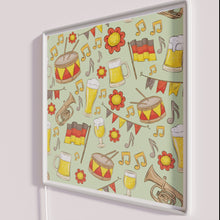 Load image into Gallery viewer, Vibrant Neon OKTOBERFEST Party Decor with Music and Beer Motif