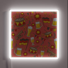 Load image into Gallery viewer, Neon RGB Sign Featuring Colorful Oktoberfest Themed Music and Beer