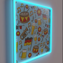 Load image into Gallery viewer, Vibrant RGB Neon Sign with Oktoberfest Music and Beer Design