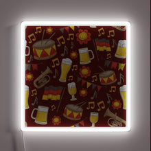 Load image into Gallery viewer, Vibrant Oktoberfest celebration of music, beer, and wine ambiance.