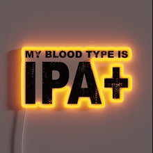 Load image into Gallery viewer, Neon craft beer bar decor for IPA enthusiasts&#39; dens.