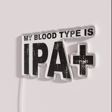 Load image into Gallery viewer, Quirky Home Decor Neon Sign Humorously Declaring Love for Craft IPAs