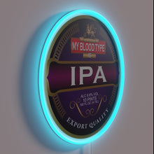 Load image into Gallery viewer, Neon Sign Declaring Love for IPA Craft Beer and Hobbies