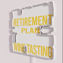 Load image into Gallery viewer, Eye-catching RGB Neon Sign for Personalized Retirement Wine Tasting Decorations