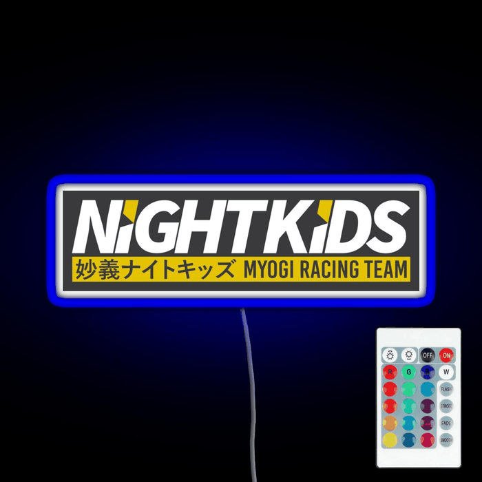 Myogi Night Kids RGB neon sign remote