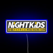 Load image into Gallery viewer, Myogi Night Kids RGB neon sign blue