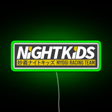 Load image into Gallery viewer, Myogi Night Kids RGB neon sign green