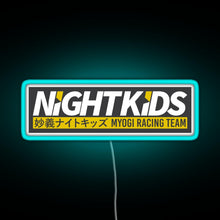 Load image into Gallery viewer, Myogi Night Kids RGB neon sign lightblue 