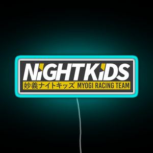 Myogi Night Kids RGB neon sign lightblue 