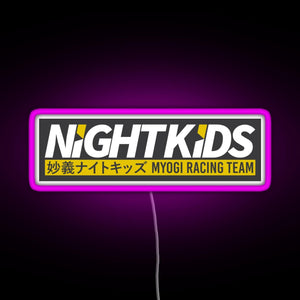 Myogi Night Kids RGB neon sign  pink