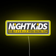 Load image into Gallery viewer, Myogi Night Kids RGB neon sign yellow
